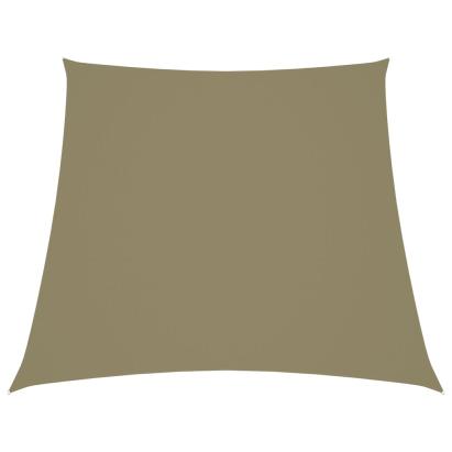 Parasolar, bej, 2/4x3 m, țesătură oxford, trapez GartenMobel Dekor