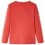 Tricou de copii cu mâneci lungi, roșu ars, 116 GartenMobel Dekor