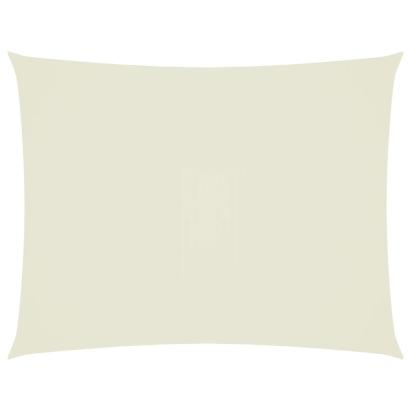 Pânză parasolar, crem, 4x5 m, țesătură oxford, dreptunghiular GartenMobel Dekor