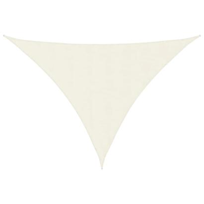 Pânză parasolar, crem, 3x4x5m, țesătură oxford, triunghiular GartenMobel Dekor