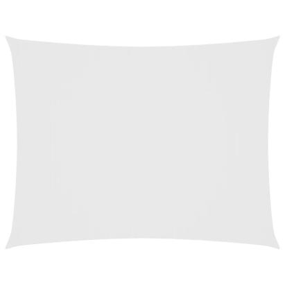Pânză parasolar, alb, 2,5x4 m, țesătură oxford, dreptunghiular GartenMobel Dekor