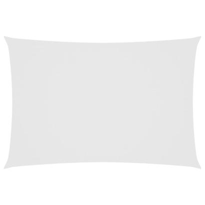 Parasolar, alb, 2,5x4,5 m, țesătură oxford, dreptunghiular GartenMobel Dekor