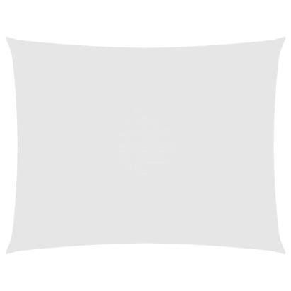 Pânză parasolar, alb, 5x7 m, țesătură oxford, dreptunghiular GartenMobel Dekor