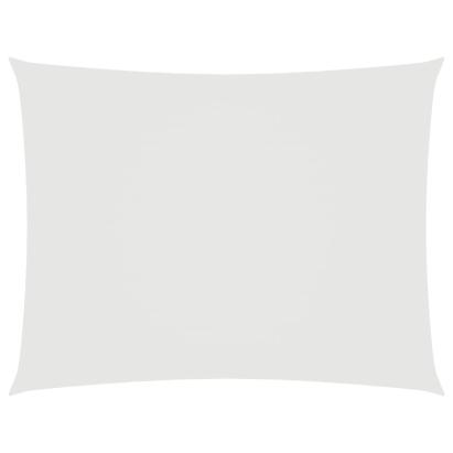 Parasolar, alb, 6x7 m, țesătură oxford, dreptunghiular GartenMobel Dekor