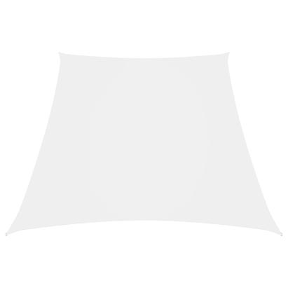 Parasolar, alb, 3/5x4 m, țesătură oxford, trapez GartenMobel Dekor