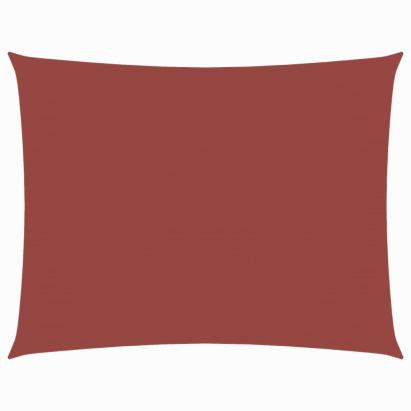 Parasolar, cărămiziu, 4x5 m, țesătură oxford, dreptunghiular GartenMobel Dekor