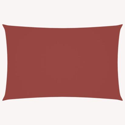 Parasolar, cărămiziu, 4x7 m, țesătură oxford, dreptunghiular GartenMobel Dekor