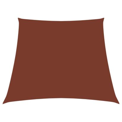 Parasolar, cărămiziu, 2/4x3 m, țesătură oxford, trapez GartenMobel Dekor