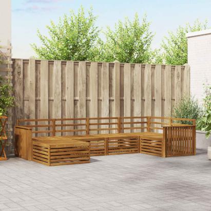 Set de canapele de exterior 6 pcs natural GartenMobel Dekor