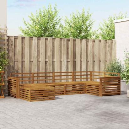 Set de canapele de exterior 6 pcs natural GartenMobel Dekor