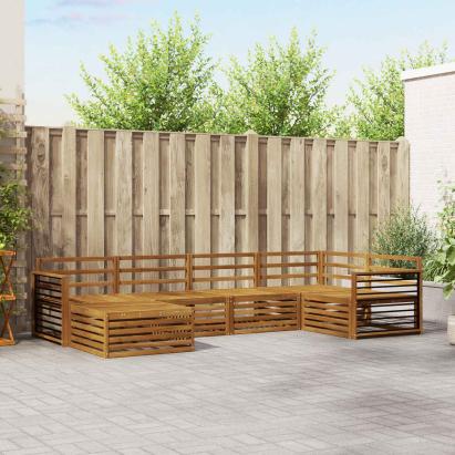 Set de canapele de exterior 6 pcs natural GartenMobel Dekor