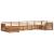 Seturi de canapele 7 pcs natural Lemn Solid de Acacia GartenMobel Dekor