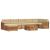 Seturi de canapele 8 pcs Natural și Bej Lemn Solid de Acacia GartenMobel Dekor