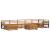 Seturi de canapele 8 pcs natural Lemn Solid de Acacia GartenMobel Dekor