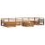 Seturi de canapele 8 pcs natural Lemn Solid de Acacia GartenMobel Dekor