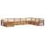 Seturi de canapele 8 pcs natural Lemn Solid de Acacia GartenMobel Dekor