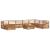 Seturi de canapele 9 pcs natural Lemn Solid de Acacia GartenMobel Dekor