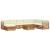 Seturi de canapele 9 pcs Natural și Crem Lemn Solid de Acacia GartenMobel Dekor
