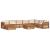Seturi de canapele 9 pcs natural Lemn Solid de Acacia GartenMobel Dekor
