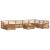 Seturi de canapele 9 pcs natural Lemn Solid de Acacia GartenMobel Dekor