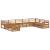 Seturi de canapele 9 pcs natural Lemn Solid de Acacia GartenMobel Dekor