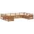 Seturi de canapele 9 pcs natural Lemn Solid de Acacia GartenMobel Dekor
