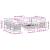 Seturi de canapele 10 pcs Natural și Bej Lemn Solid de Acacia GartenMobel Dekor