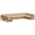 Seturi de canapele 10 pcs Natural și Bej Lemn Solid de Acacia GartenMobel Dekor