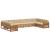 Seturi de canapele 10 pcs Natural și Bej Lemn Solid de Acacia GartenMobel Dekor