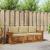 Seturi de canapele 3 pcs Natural și Bej Lemn Solid de Acacia GartenMobel Dekor