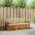 Seturi de canapele 3 pcs Natural și Bej Lemn Solid de Acacia GartenMobel Dekor