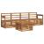 Seturi de canapele 5 pcs natural Lemn Solid de Acacia GartenMobel Dekor