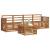Seturi de canapele 5 pcs natural Lemn Solid de Acacia GartenMobel Dekor