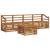 Seturi de canapele 5 pcs natural Lemn Solid de Acacia GartenMobel Dekor