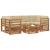 Seturi de canapele 7 pcs Natural și Bej Lemn Solid de Acacia GartenMobel Dekor