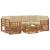 Seturi de canapele 7 pcs Natural și Bej Lemn Solid de Acacia GartenMobel Dekor