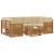 Seturi de canapele 7 pcs Natural și Bej Lemn Solid de Acacia GartenMobel Dekor