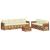 Seturi de canapele 8 pcs Natural și Crem Lemn Solid de Acacia GartenMobel Dekor