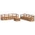 Seturi de canapele 9 pcs natural Lemn Solid de Acacia GartenMobel Dekor