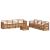 Seturi de canapele 9 pcs natural Lemn Solid de Acacia GartenMobel Dekor