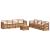 Seturi de canapele 9 pcs natural Lemn Solid de Acacia GartenMobel Dekor