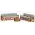 Seturi de canapele cu pernă 9 pcs Gri natural și deschis GartenMobel Dekor