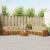 Seturi de canapele 9 pcs Natural și Bej Lemn Solid de Acacia GartenMobel Dekor