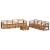 Seturi de canapele 9 pcs natural Lemn Solid de Acacia GartenMobel Dekor