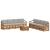 Seturi de canapele cu pernă 9 pcs Gri natural și deschis GartenMobel Dekor