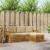 Seturi de canapele 4 pcs Natural și Bej Lemn Solid de Acacia GartenMobel Dekor