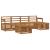 Seturi de canapele 6 pcs natural Lemn Solid de Acacia GartenMobel Dekor