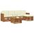 Seturi de canapele 6 pcs Natural și Crem Lemn Solid de Acacia GartenMobel Dekor