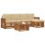 Seturi de canapele 6 pcs Natural și Bej Lemn Solid de Acacia GartenMobel Dekor