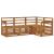 Seturi de canapele 4 pcs natural Lemn Solid de Acacia GartenMobel Dekor